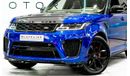 Land Rover Range Rover Sport 2019 Range Rover Sport SVR Carbon Edition, Land Rover Warranty + Service, Low KMs, GCC