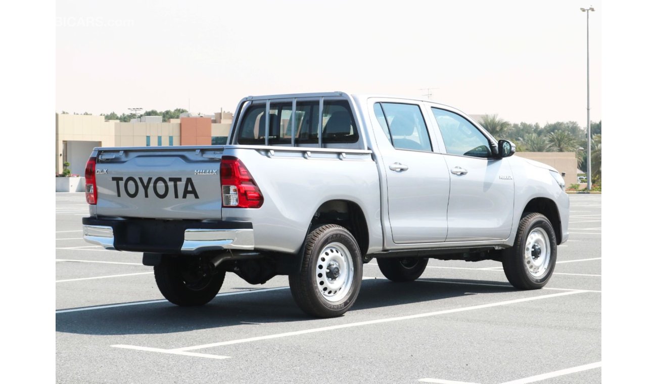 Toyota Hilux 2022 | DLX 2.4L BASIC D/C 4X4  A/T WITH POWER WINDOWS FABRIC SEATS AND GCC SPECS - EXPORT ONLY