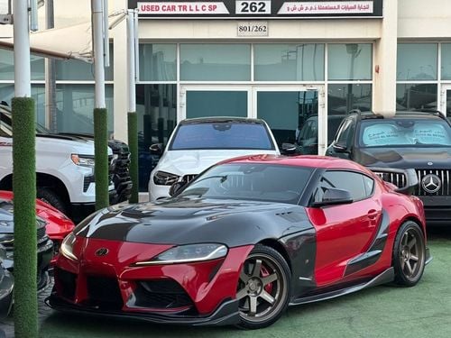 Toyota Supra GR RB 3.0L TOYOTA SUPRA GR GCC 2023 Service history Perfect Condition  full option Full Carbon fiber