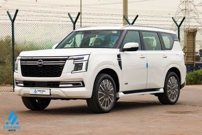 نيسان باترول LE PLATINUM CITY 2026 | GCC | 3.5L T-T V6 | AWD | 9AT | Tan Interior | Height Control | Export Only