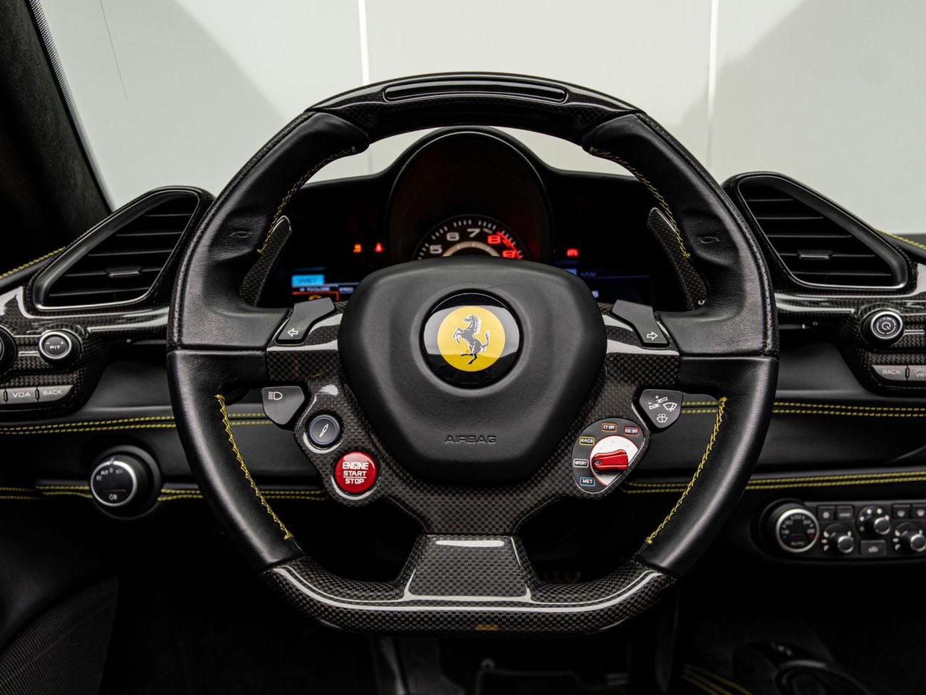 Ferrari 488 Spider STD BUY NOW, PAY 2027 | THE BLACKLINE STANDARD | Giallo Modena, Full Carbon, GCC