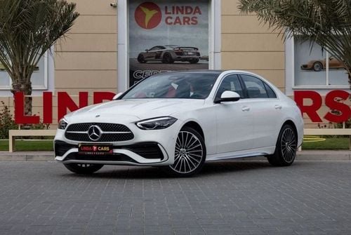 مرسيدس بنز C 260 Mercedes-Benz C260 AMG 2024 European Spec under Warranty with Flexible Down-Payment.