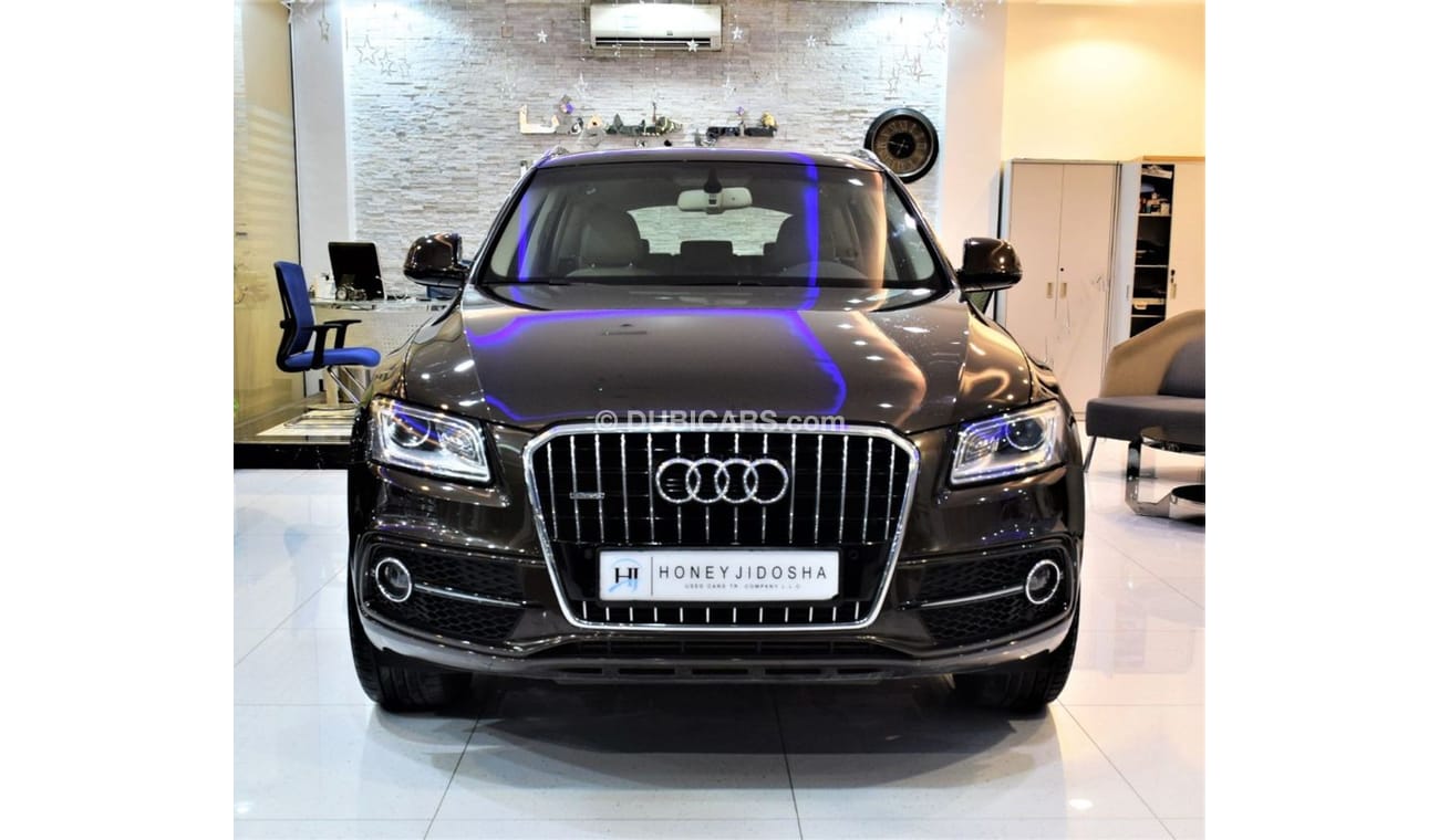 Audi Q5 ORIGINAL PAINT ( صبغ وكاله ) Audi Q5 QUATTRO S-Line 2016 Model!! in Brown Color! GCC Specs