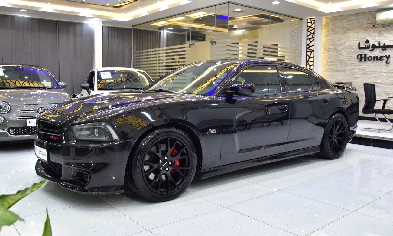 دودج تشارجر EXCELLENT DEAL for our Dodge Charger SRT8 ( 2013 Model ) in Black Color GCC Specs