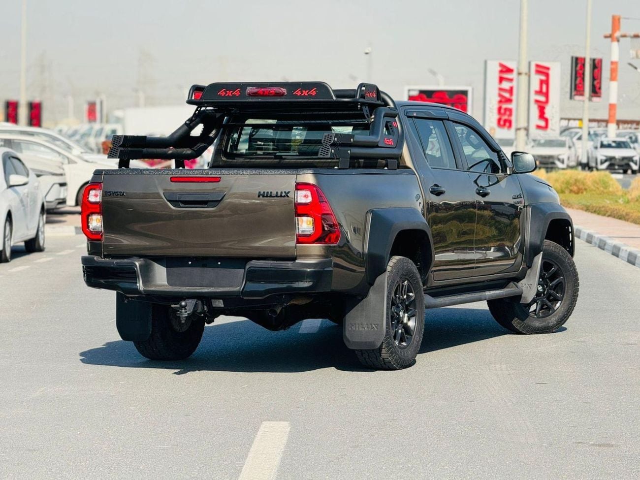 Toyota Hilux 2016 modified 2023 2.8L Diesel Engine 4x4 colour Brown Transmission Automatic Interior.Black leather
