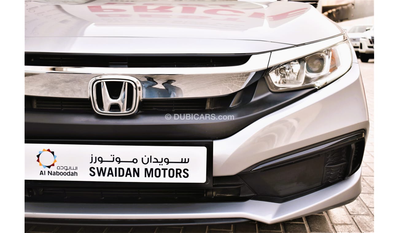 Honda Civic AED 1089 PM 1.6L DX GCC DEALER WARRANTY
