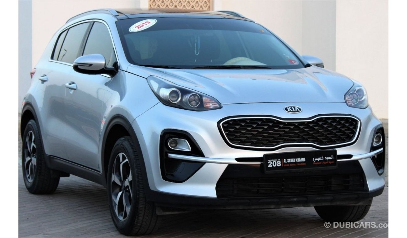 Kia Sportage Kia Sportage 2019 GCC No. 1 full option in excellent condition, without paint, without accidents, ve