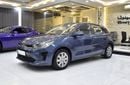 Kia Rio LX EXCELLENT DEAL for our KIA Rio ( 2021 Model ) in Blue Color GCC Specs