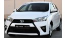 Toyota Yaris SE Toyota Yaris 2016 GCC in excellent condition without accidents, very clean from inside and outsid