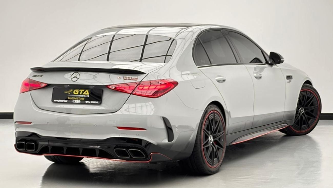 مرسيدس بنز C 63 S 2024 Mercedes-Benz C63s AMG E-Performance F1 Edition, Mercedes Warranty + Service Contract, FSH, GCC