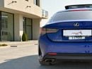 Lexus RC350 F-Sport 3.5L V6 – 311 BHP | 2019 | GCC SPECS | AED 2,180 PER MONTH