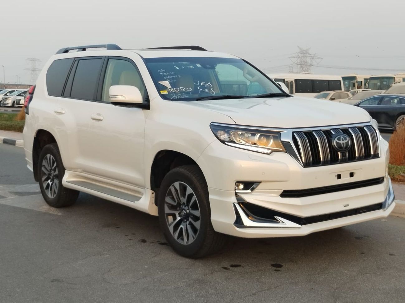 Toyota Prado Toyota prado txl white with beigie interior diesel  rhd 7seaters