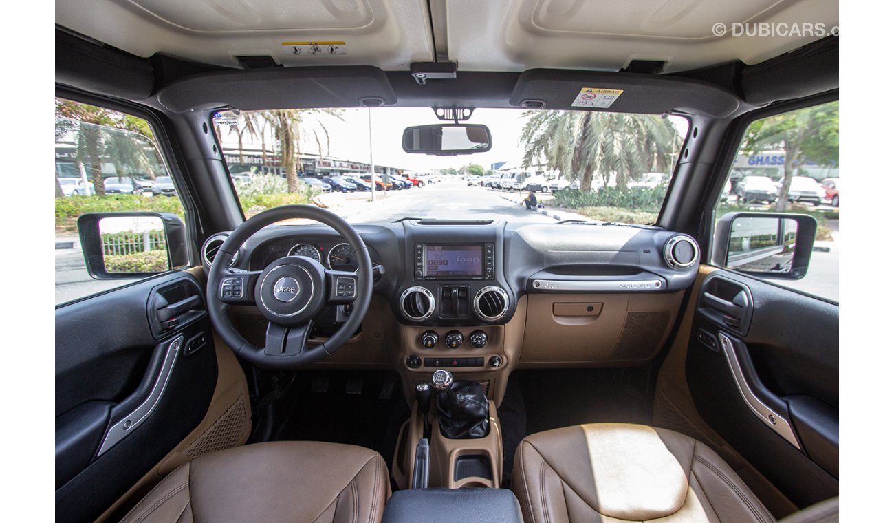 Used JEEP WRANGLER SAHARA 2017 GCC ZERO DOWN PAYMENT 1560 AED