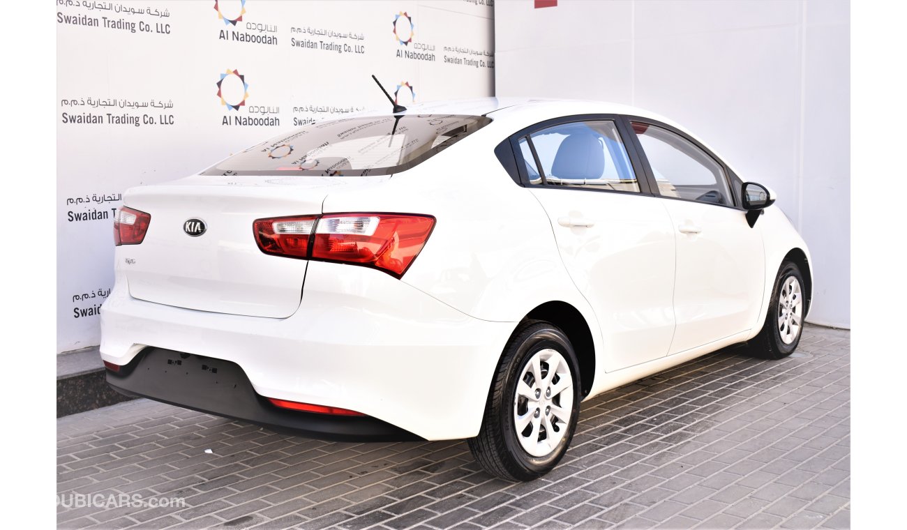 Kia Rio 1.4L EX SEDAN 2017 GCC SPECS WITH BLUETOOTH