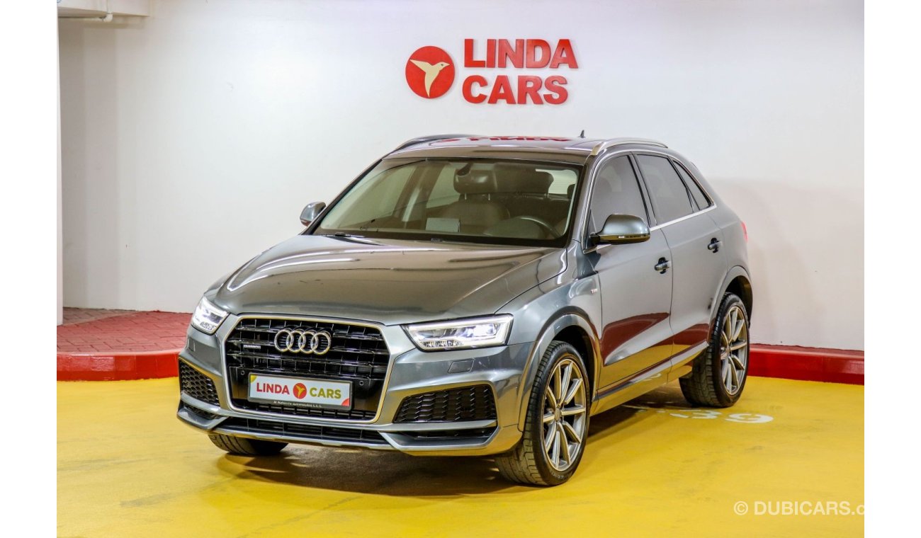 Audi Q3 RESERVED ||| Audi Q3 S-line 2018 GCC under Warranty Agency with Zero Down-Payment.