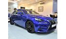 لكزس IS 350 EXCELLENT DEAL for our Lexus IS 350 F-Sport 2016 Model!! in Blue Color! GCC Specs