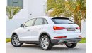 Audi Q3 | 1,645 P.M | 0% Downpayment | Perfect Condition | New Shape