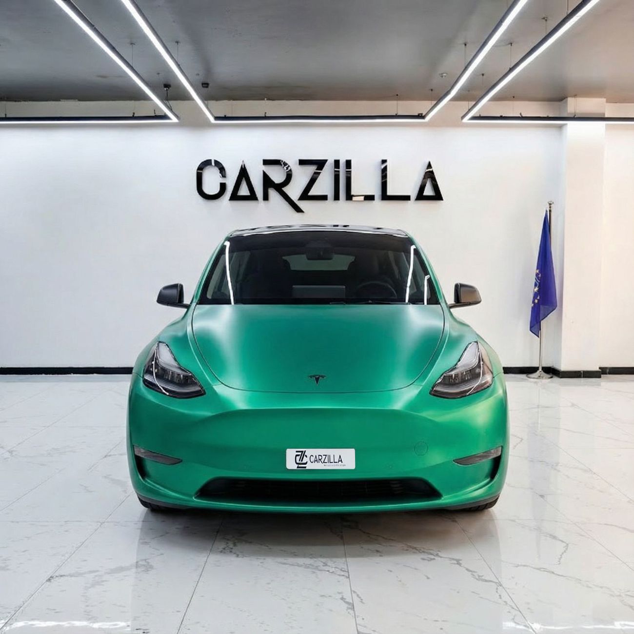 Tesla Model Y Long Range (AWD) AED 1,860 / Monthly l Tesla Model Y 75 kWh l Long Range Electric SUV l Green