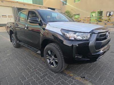 تويوتا هيلوكس Toyota Hilux 2.7L 2025 AT DC Mid Black Petrol (Export Only Africa)