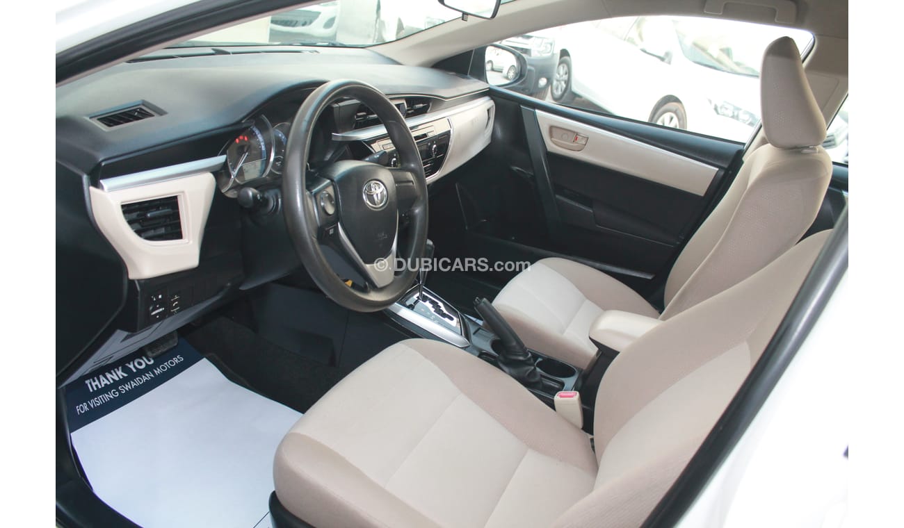 Toyota Corolla 1.6L SE 2015 MODEL WITH CRUISE CONTROL SENSOR