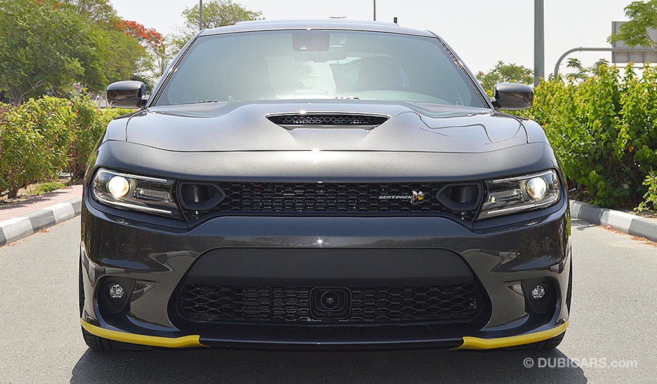 Dodge Charger 2019 Scatpack SRT, 6.4L V8 GCC, 0km with 3 Years or 100,000km Warranty