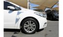 Kia Cerato EX ACCIDENTS FREE - GCC - PERFECT CONDITION INSIDE OUT - ENGINE 1600 CC