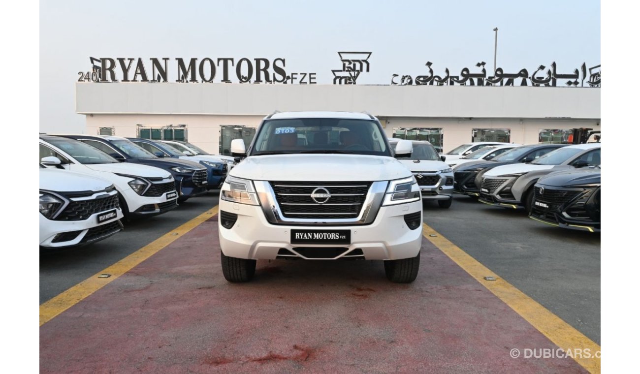 نيسان باترول Nissan Patrol LE 5.7L V8 Petrol Model 2023 Color White , 360 Camera, Cruiser Control, Memory Driver 