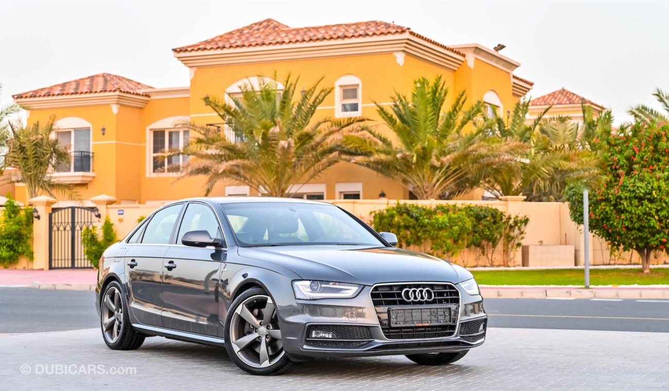 أودي A4 S-Line 3.0L 50 TFSI | AED 1,253 Per Month | 0% DP | Fully Loaded! - Immaculate Condition!