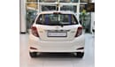 Toyota Yaris EXCELLENT DEAL for our Toyota Yaris 2012 Model!! in White Color! GCC Specs