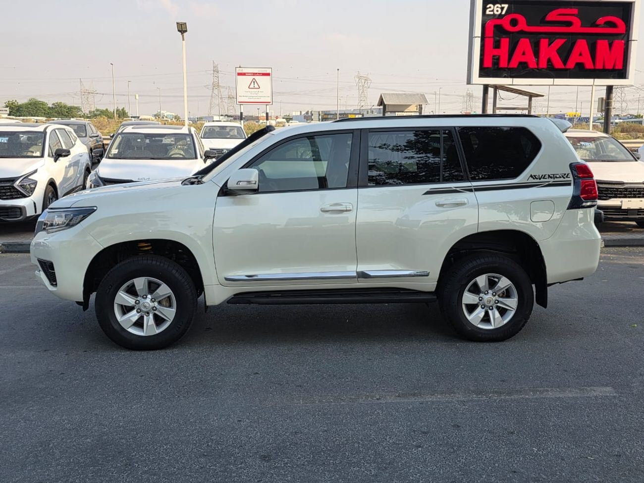 Toyota Prado diesel 2.8 liter automatic gear with back camera leather power seats