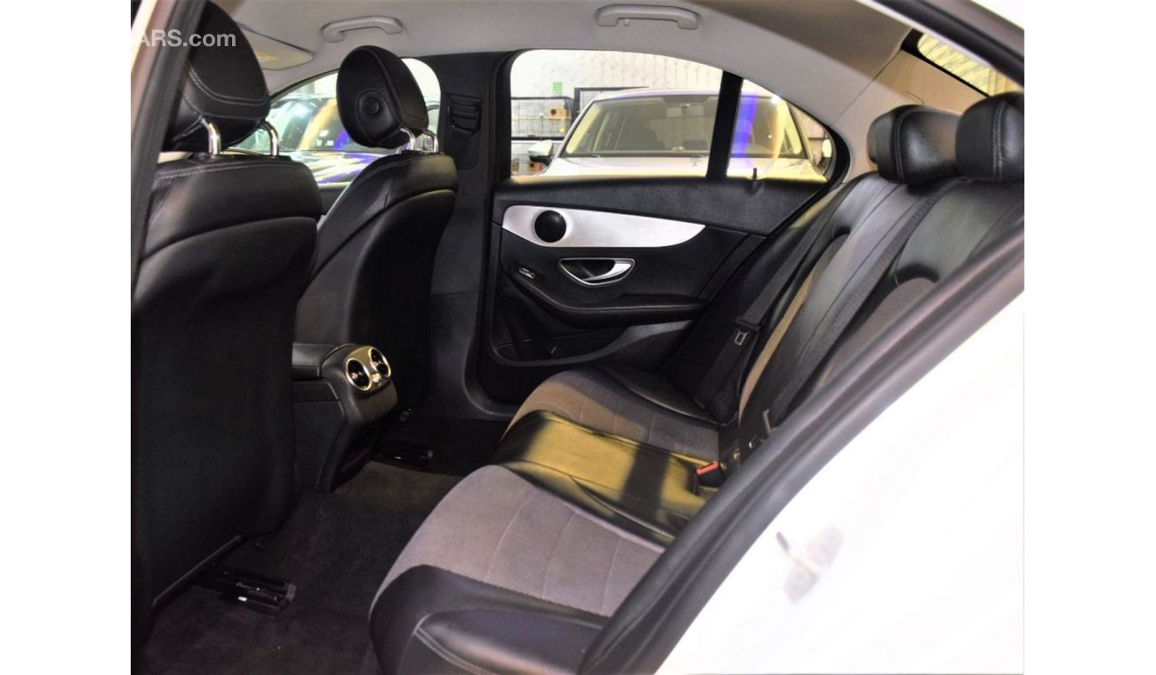 مرسيدس بنز C 180 AMAZING Mercedes Benz C180 1.6L 2016 Model!! in White Color! GCC Specs