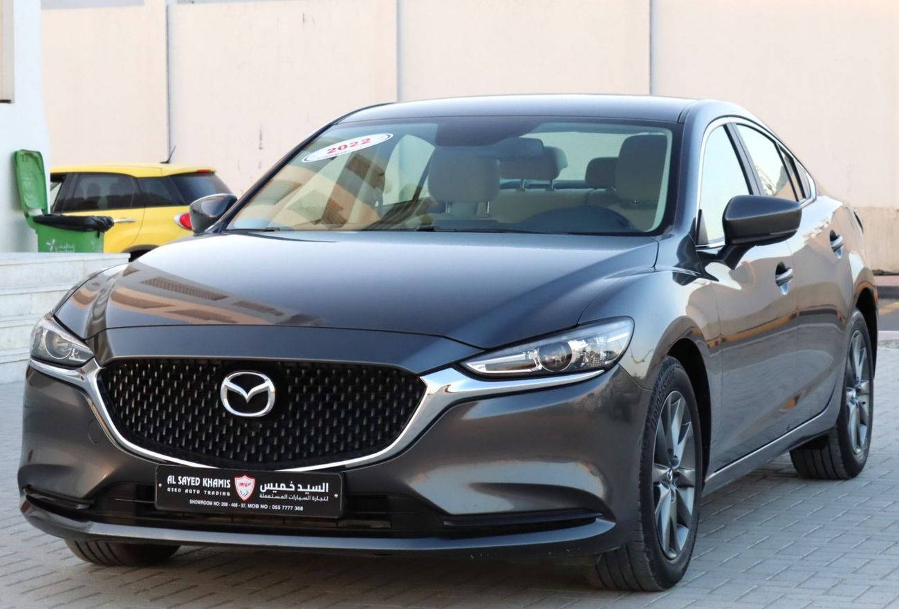 مازدا 6 مازدا 6 2022 خليجي بحالة الوكالة بدون صبغ بدون حوادث