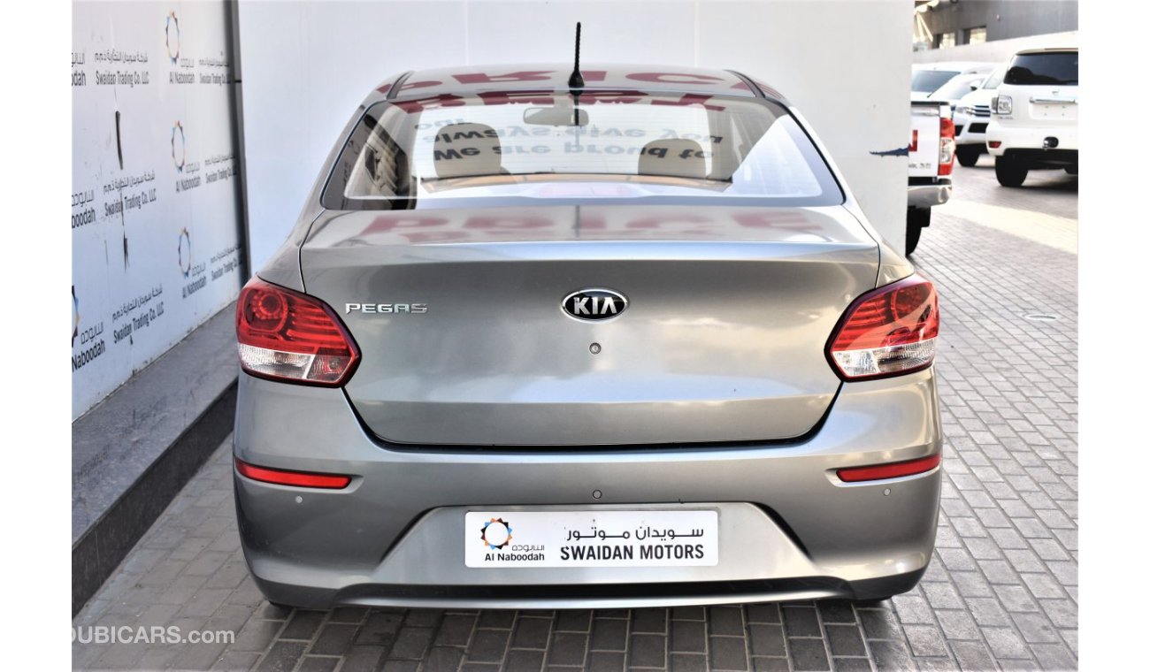 Kia Pegas AED 880 PM | 1.4L BASE GCC DEALER WARRANTY