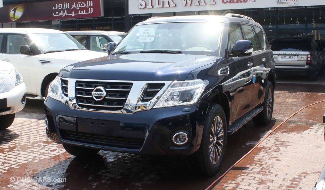 نيسان باترول SE Leather , Bose speakers ,sunroof, Upgraded platinum with agency warranty and VAT inclusive price