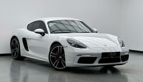 Porsche 718 Cayman S 2.5L A/T 2017 Porsche 718 Cayman S, One Year Warranty, Service History, GCC