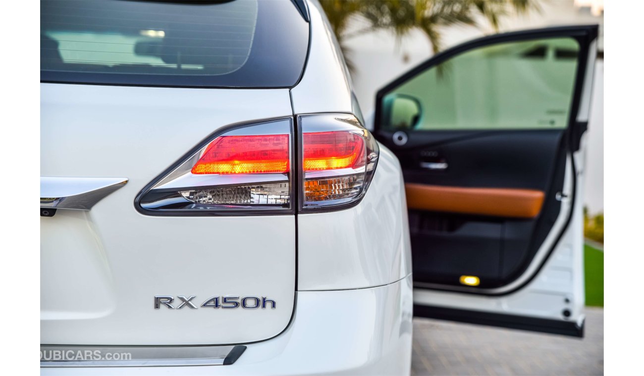 Lexus RX450h Lexus RX-450 Hybrid - 2015 - AED 2,232 P.M. AT 0% DOWNPAYMENT THROUGH BANK FINANCE