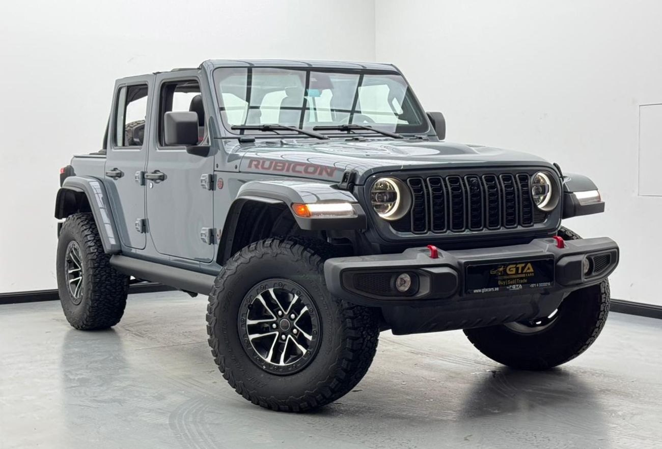 Jeep Wrangler 2024 Jeep Wrangler Rubicon X, 2028 Jeep Warranty, Jeep Service History, GCC