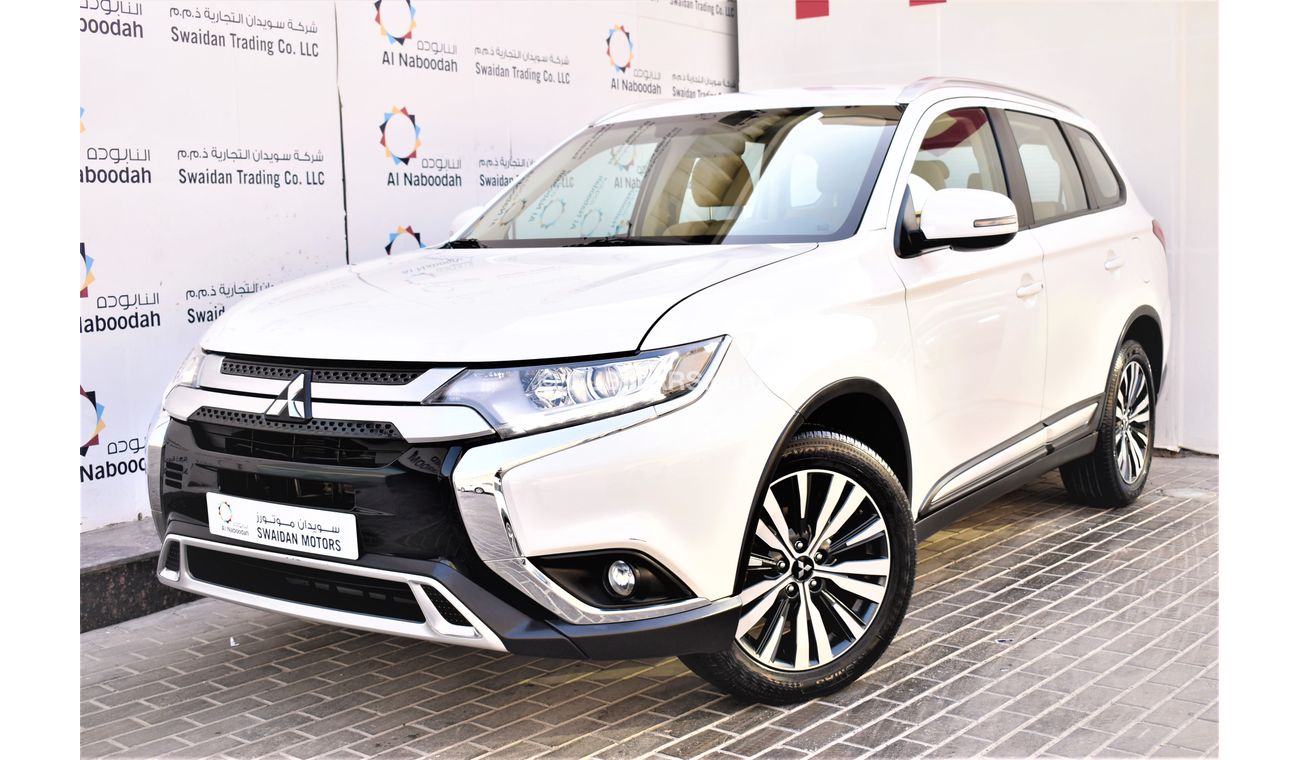 Mitsubishi Outlander AED 1119 PM | 2.4L GLX 4WD 7-STR GCC DEALER WARRANTY