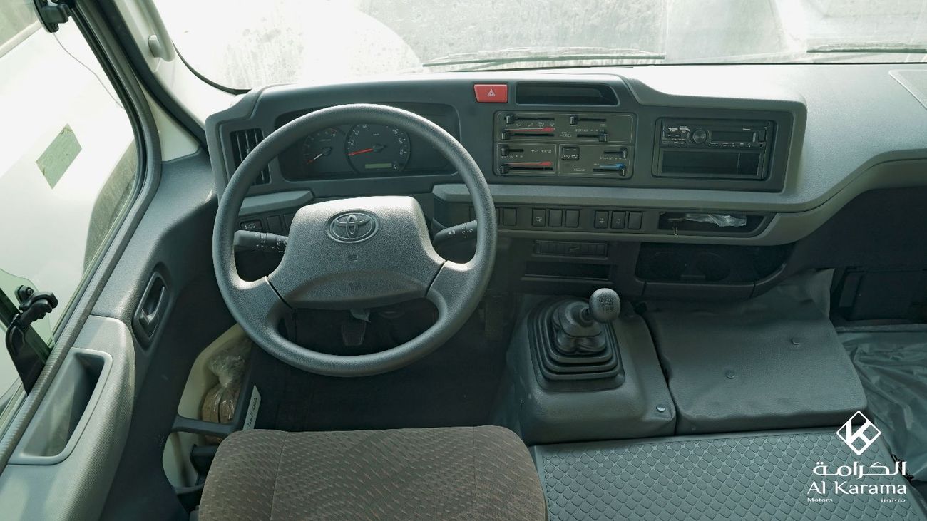 Toyota Coaster DLX - 23 Seater Bus with 4.2L Diesel Engine - Manual Transmission - AM/FM - Power Door