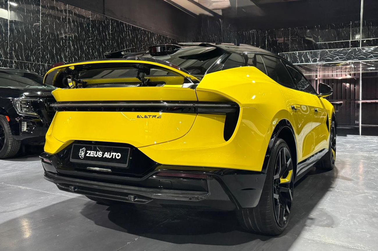 Lotus Eletre Automatic . Electric . SUV/Crossover . All Wheel Drive . 5 Seats . 5 Doors ▾