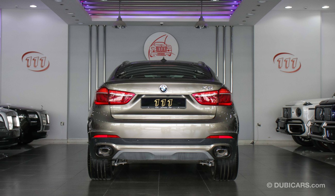 بي أم دبليو X6 Xdrive  35i 3.0L-V6 / GCC Specifications / Warranty