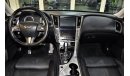 Infiniti Q50 AMAZING Infiniti Q50S 3.7 2014 Model!! in Light Blue Color! GCC Specs