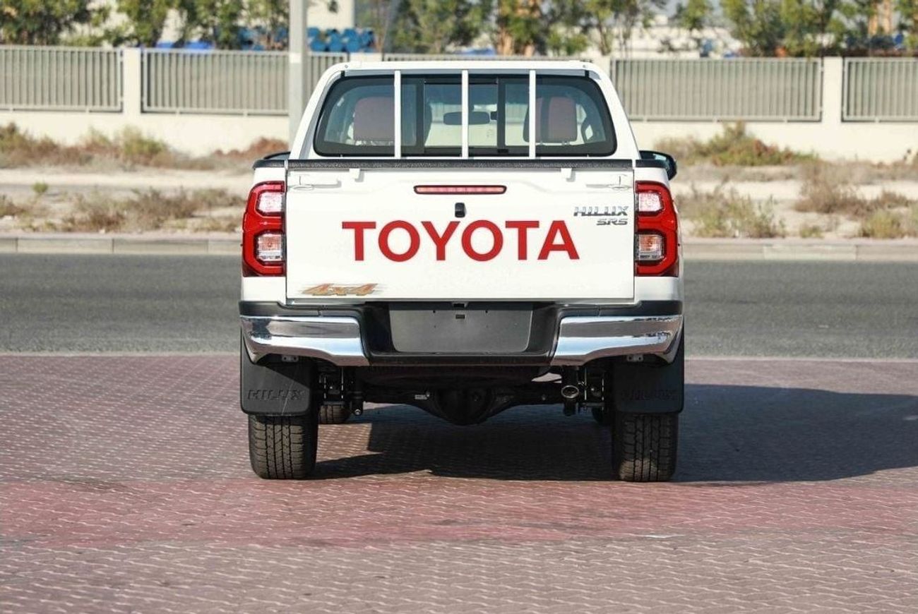 تويوتا هيلوكس 2025 TOYOTA HILUX 2.7 SR5 - SUPER WHITE inside RED | Export Only