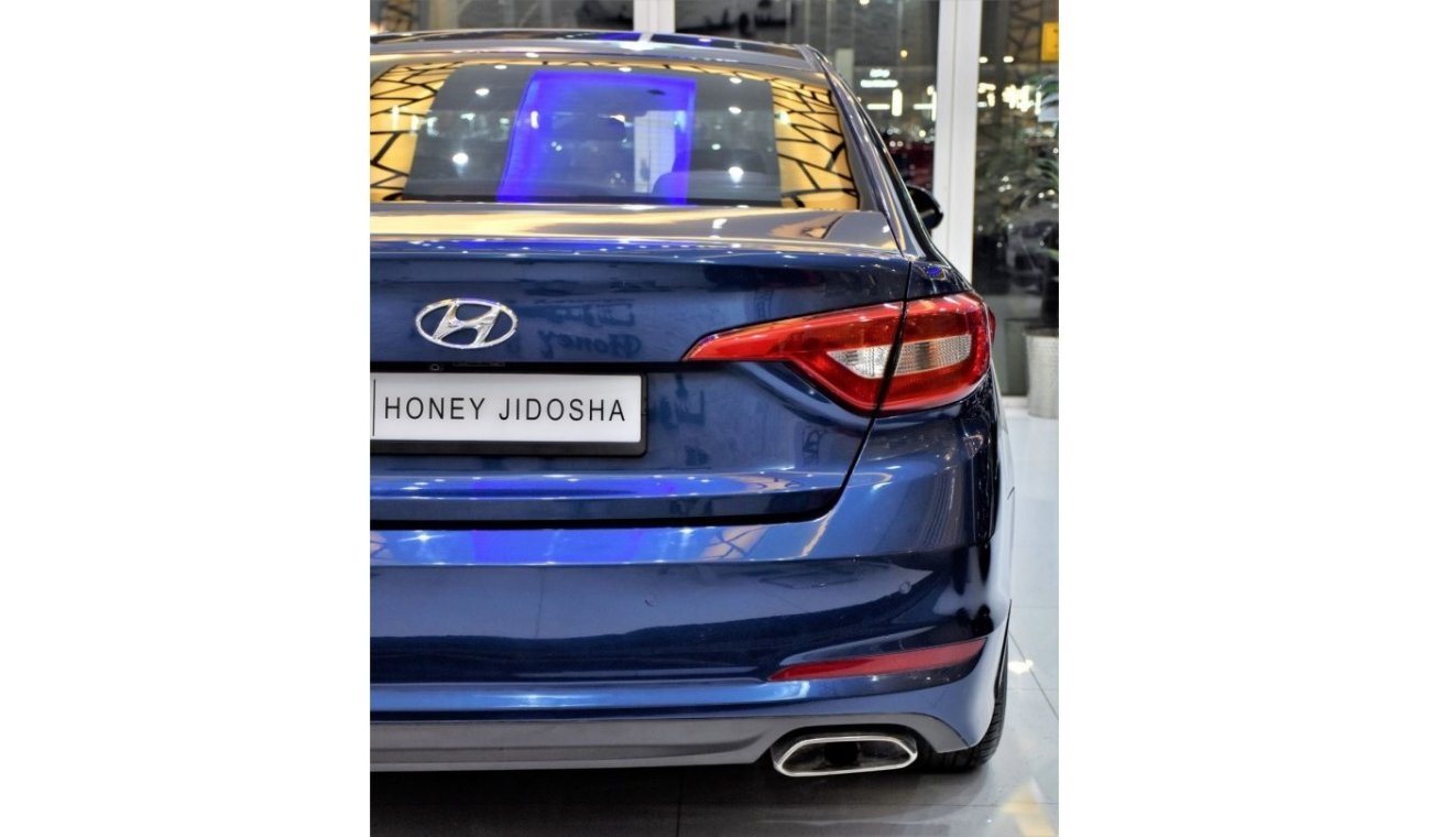 Hyundai Sonata EXCELLENT DEAL for our Hyundai Sonata ( 2015 Model ) in Blue Color GCC Specs