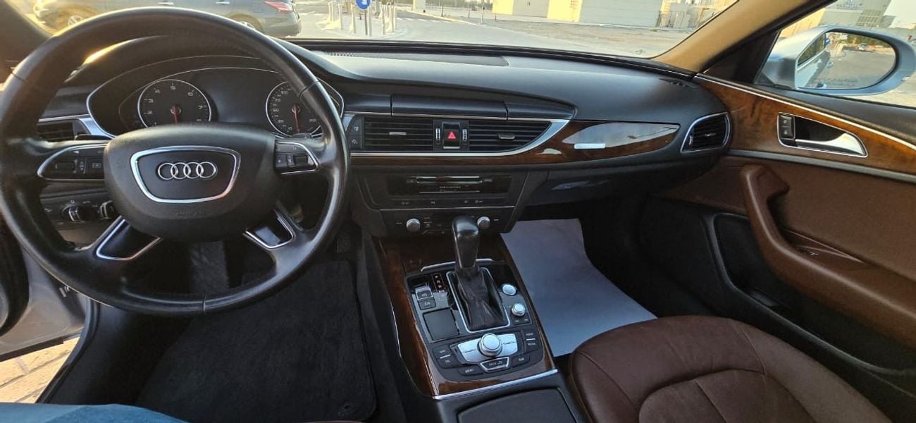 Audi A6 TFSI quattro S-Line 3.0L MODEL 2017 GCC CAR PERFECT CONDITION INSIDE AND OUTSIDE FULL OPTION SUN ROO