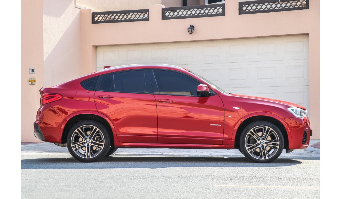 BMW X4 X-Drive 35i M-Sport GCC under Warranty with Zero downpayment.