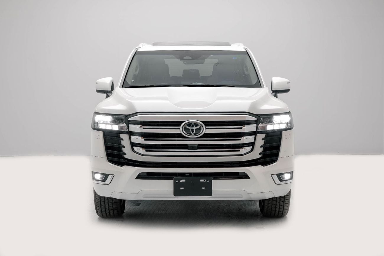 تويوتا لاند كروزر GXR 3.5L - White Inside Beige | Export Only