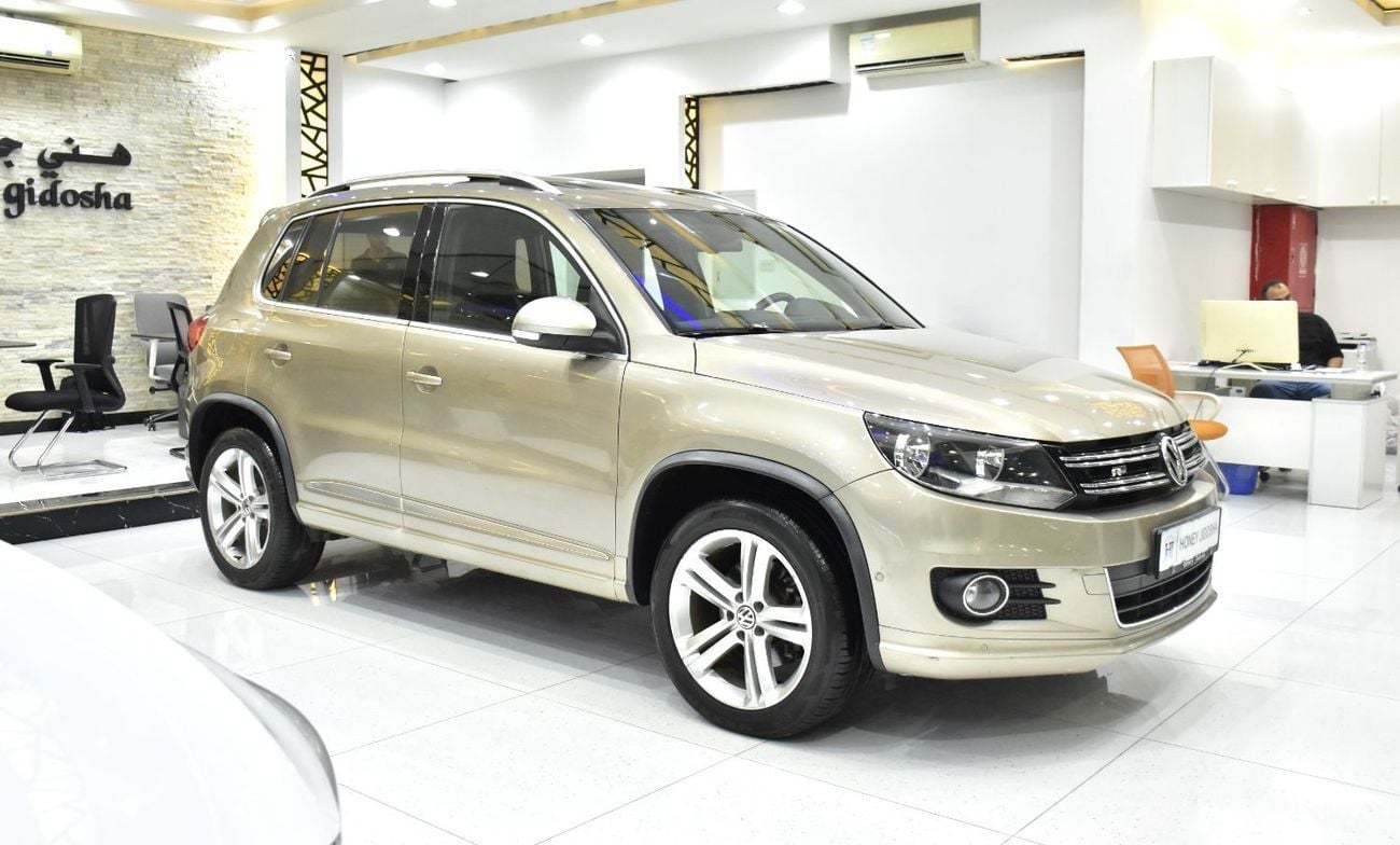 Volkswagen Tiguan EXCELLENT DEAL for our Volkswagen Tiguan R-Line ( 2016 Model ) in Beige Color GCC Specs