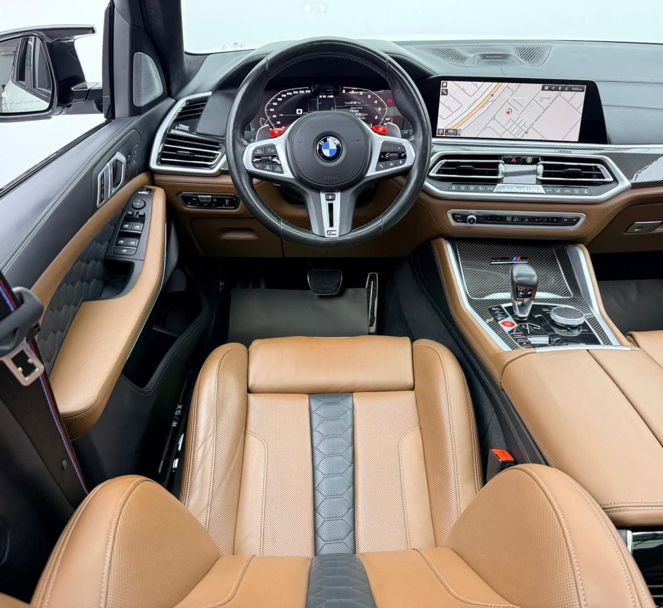 بي أم دبليو X5 M Competition 4.4L 2020 BMW X5M Competition, Warranty, Full BMW Service History, Carbon Fiber Package,