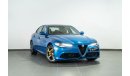 ألفا روميو جوليا 2018 Alfa Romeo Giulia Veloce Q4 / Alfa Romeo 5yrs, 120k kms Warranty & 75k kms Service Pack